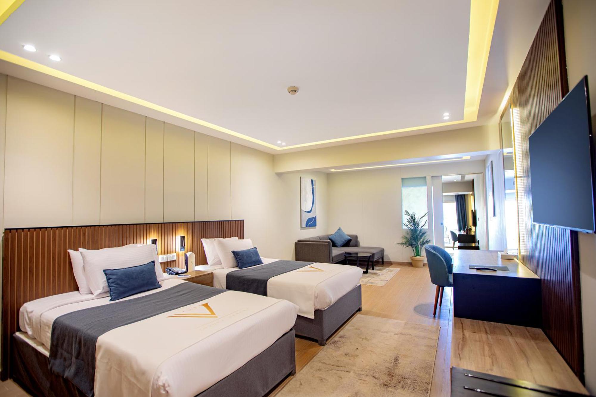 The V Luxury Resort Sahl Hasheesh Hurghada Eksteriør bilde Deluxe Room